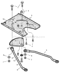 Part Location Diagram of 690145E701MA Briggs and Stratton DRAG LINK RH