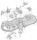 Part Location Diagram of 690204E700MA Murray Housing, Blade