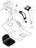 Page K Diagram and Parts List for 461603X48A  Murray Lawn Tractor