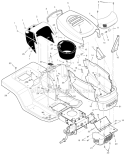 Page F Diagram and Parts List for 461603X48A  Murray Lawn Tractor