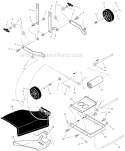 Page I Diagram and Parts List for 461603X48A  Murray Lawn Tractor