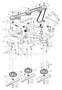 Page A Diagram and Parts List for 461605X99A  Murray Lawn Tractor