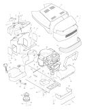 Part Location Diagram of F-96717 Murray Parts List