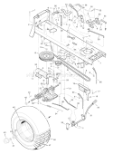 Part Location Diagram of 92626E700 Murray Shifter Assembly