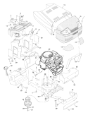 Part Location Diagram of 44X6802 Murray Decal, Warning