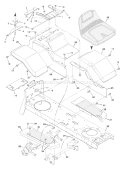 Part Location Diagram of 023006E020 Murray Fender