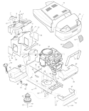 Part Location Diagram of F-98886 Murray Repair Parts Book