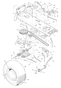 Part Location Diagram of 092533 Murray Guide, Belt