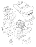 Part Location Diagram of F-98738 Murray Parts List