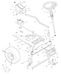 Part Location Diagram of 94840E701 Murray Hanger Assembly, Axle