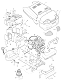 Part Location Diagram of F-98735 Murray Book, Instruction