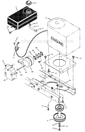 Part Location Diagram of 1001136MA Murray Stack Pulley Assembly - 4