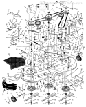 Part Location Diagram of 094936E700MA Murray Housing, Blade