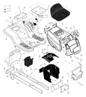 Page A Diagram and Parts List for 465306X8A  Murray Lawn Tractor