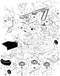 Page E Diagram and Parts List for 465306X8B  Murray Lawn Tractor