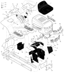 Page A Diagram and Parts List for 465600X48A  Murray Lawn Tractor