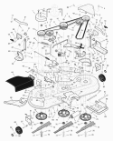 Part Location Diagram of 092103E700 Murray Deflector, Inside