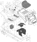 Page A Diagram and Parts List for 465609X24A  Murray Lawn Tractor