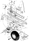 Page B Diagram and Parts List for 465618X48A  Murray Lawn Tractor