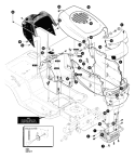 Part Location Diagram of 094939 Murray DASH, H26 Gray