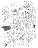 Part Location Diagram of 94599E701 Murray Bracket, Front Deck