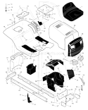 Part Location Diagram of 094090E541 Murray Hood