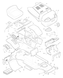 Part Location Diagram of F-96774 Murray Repair Parts Book