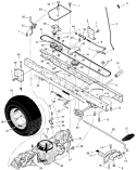 Page D Diagram and Parts List for 468602X68A  Murray Lawn Tractor