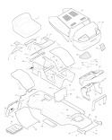Part Location Diagram of F-96722 Murray Repair Parts Book