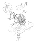 Engine Mount Diagram and Parts List for 46906X99A  Murray Lawn Tractor