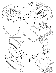 Grass bagger Diagram and Parts List for 9-24051  Murray Leaf Blower / Vacuum