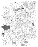 Part Location Diagram of 94809MA Murray SPRING - BELT GUIDE 5