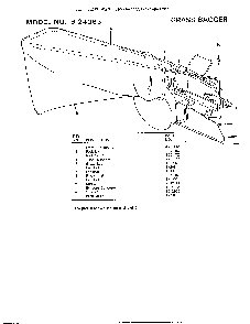 Grass bagger Diagram and Parts List for 9-22543X9  Murray Lawn Mower