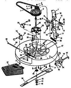Part Location Diagram of 28X23 Murray Push-on-cap