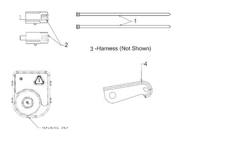 Electrical Diagram and Parts List for M175-42 (13BN77SS058)(2020) Murray Lawn Tractor