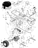 Page C Diagram and Parts List for 536270302  Murray Lawn Tractor