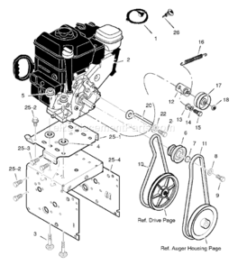 Part Location Diagram of 1501062E201 Murray Plate-Engine