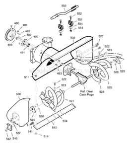 Part Location Diagram of 1502014E701MA Murray Auger 24 A1 Cf Rh Zer
