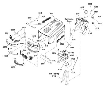 Part Location Diagram of 1750970BIYP Murray Grille, 3 Hole