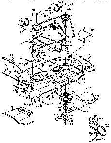 Blade housing Diagram and Parts List for 7-24536  Murray Lawn Mower