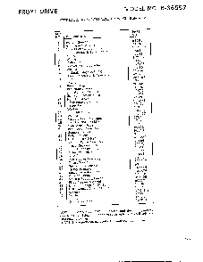 Front drive page 2 Diagram and Parts List for 8-36557  Murray Lawn Tractor