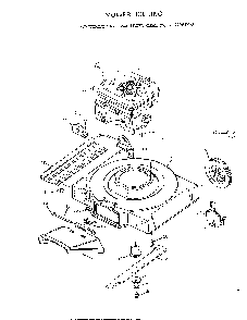 Mower housing Diagram and Parts List for 8-22261X92  Murray Lawn Mower