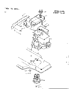 Engine mount Diagram and Parts List for 38616A  Murray Lawn Tractor