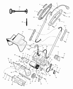 Part Location Diagram of 37X133 Murray DISCONTINUED