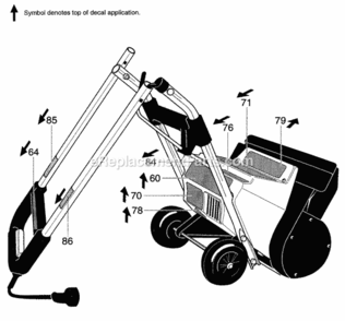 Part Location Diagram of 760781 Murray DECAL, NAMEPLATE AUTOCOLLANT