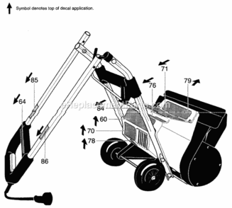 Part Location Diagram of 761108 Murray DISCONTINUED
