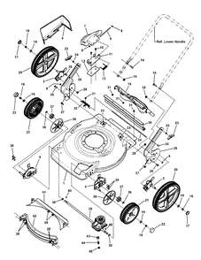 Deck Assembly (Self-Propelled, Hi-Wheel) Diagram and Parts List for MP22675HW (7800456)(2010) Murray Lawn Mower
