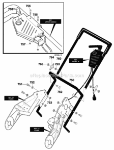 Part Location Diagram of 581060 Murray DISCONTINUED