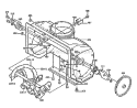 Auger Housing Diagram and Parts List for 620301X4D  Murray Snow Blower