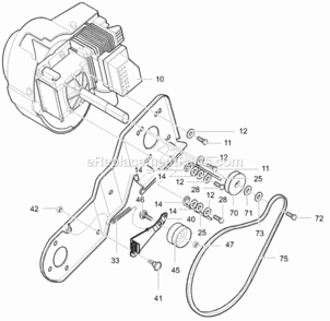 Part Location Diagram of F-001132M Murray Operators Manual